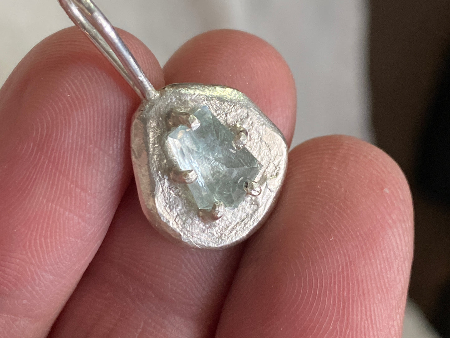 aquamarine sweetie charm/pendant